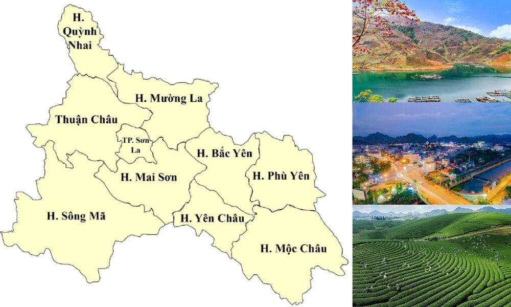 Bản đồ hành chính Tỉnh Sơn La