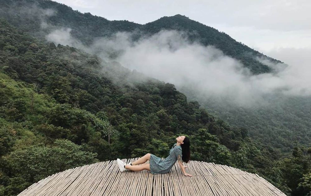 Phong cảnh núi rừng Tam Đảo phủ đầy sương mù vào mùa đông, thời điểm lý tưởng để săn mây