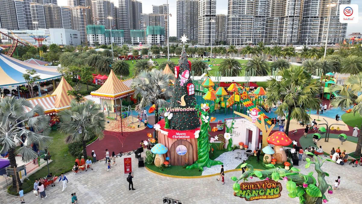 Khu Vườn Mộng Mơ VinWonders Grand Park với kiến trúc độc đáo
