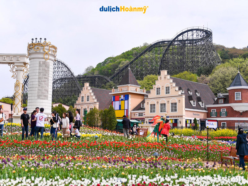 European Adventure tại Everland Hàn Quốc với kiến trúc và ẩm thực châu Âu