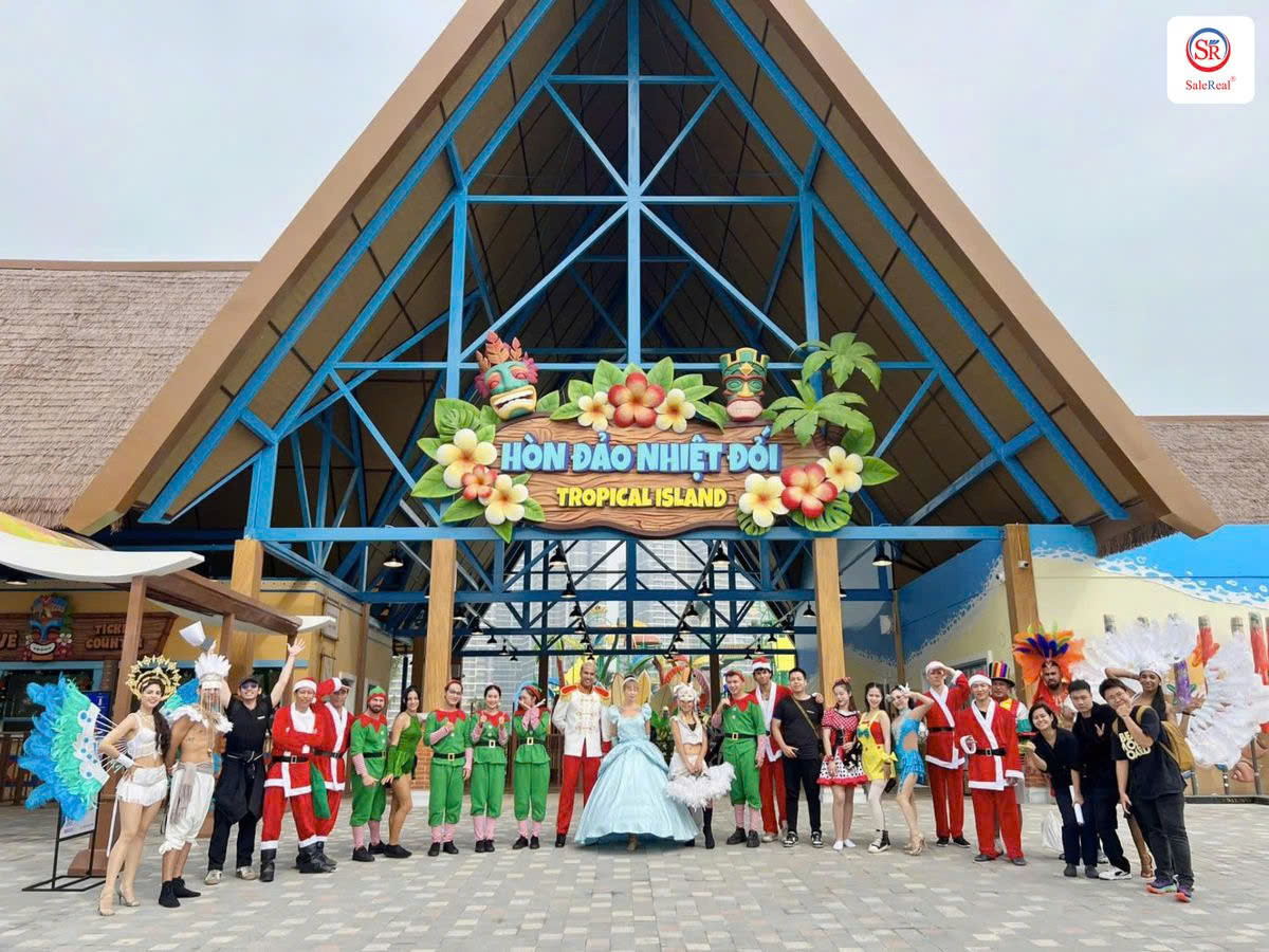 Toàn cảnh Hòn đảo nhiệt đới tại VinWonders Grand Park Quận 9