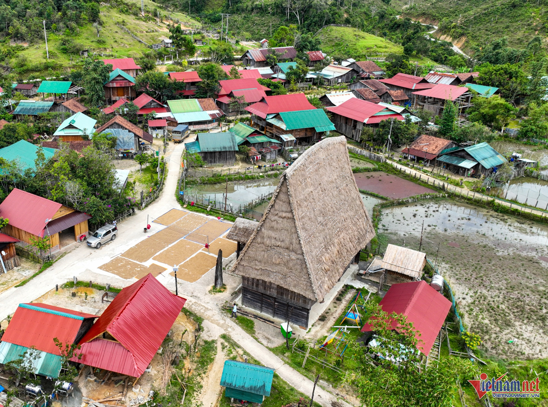 Đồi chè xanh mướt trải dài tại Gia Lai, biểu tượng nông sản địa phương