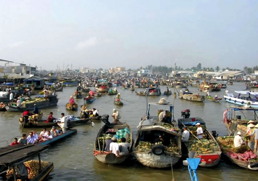 Bức tranh nhộn nhịp của chợ nổi Cái Răng, nét văn hóa đặc trưng miền sông nước