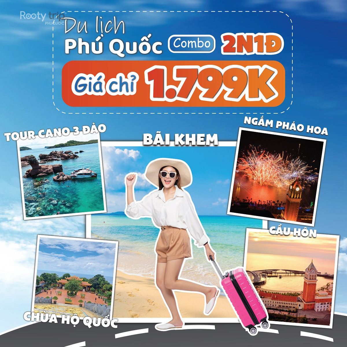 Combo Phú Quốc 3 Ngày 2 Đêm: Trọn Gói Tận Hưởng Đảo Ngọc 2 Khám phá tour cano 3 đảo cùng Combo Phú Quốc