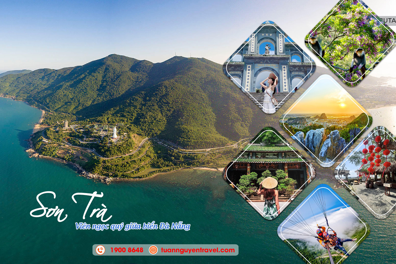 Vẻ đẹp hùng vĩ của bán đảo Sơn Trà nhìn từ trên cao