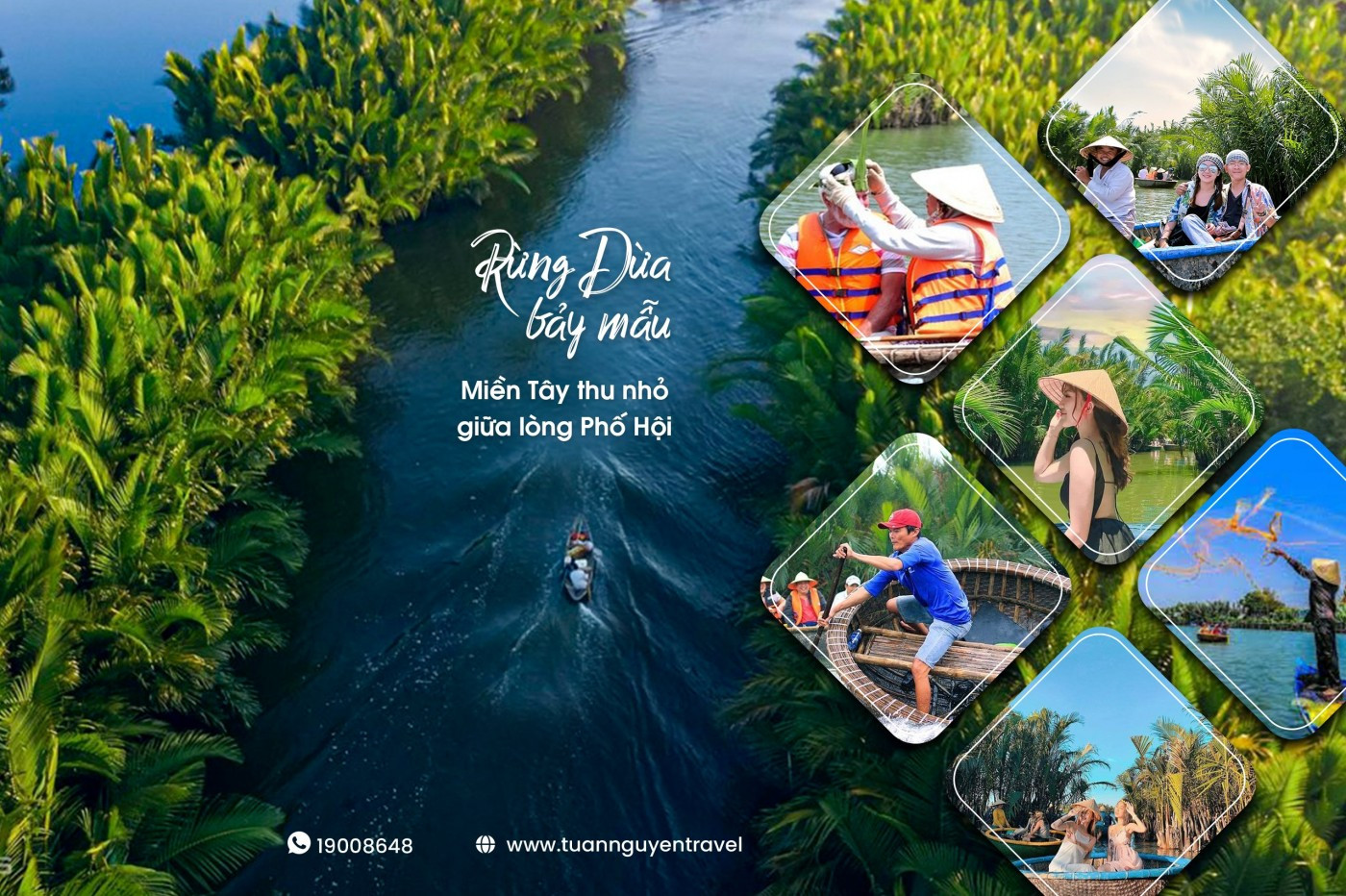 Trải nghiệm độc đáo tại Rừng dừa Bảy Mẫu, Hội An