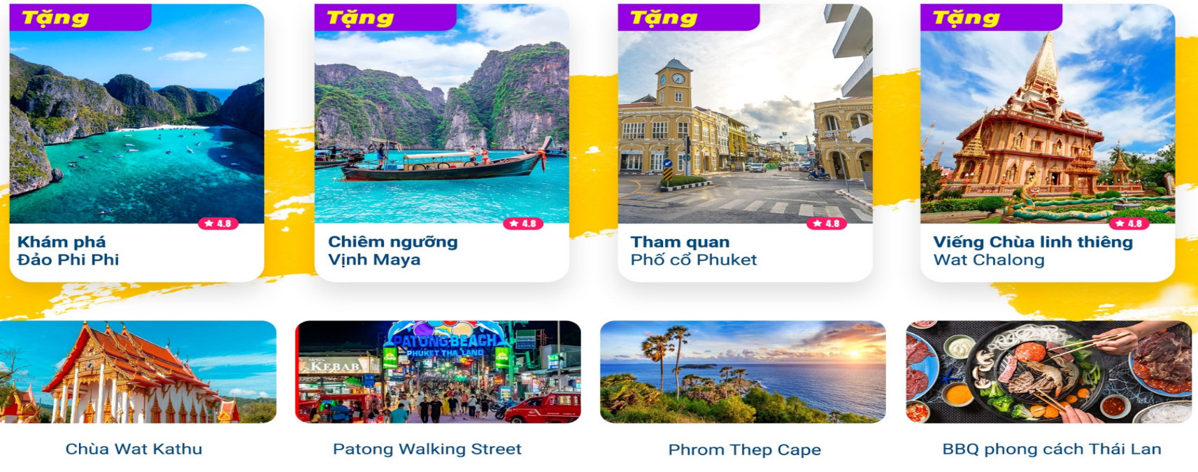 Bãi biển tuyệt đẹp và những vách đá hùng vĩ ở Thái Lan
