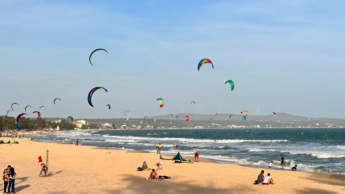 Khám Phá Top 10 Bãi Biển Phan Thiết Đẹp Mê Hồn Cho Chuyến Du Lịch Hè 2 Bãi biển Hàm Tiến với hàng dừa xanh mát và cát trắng