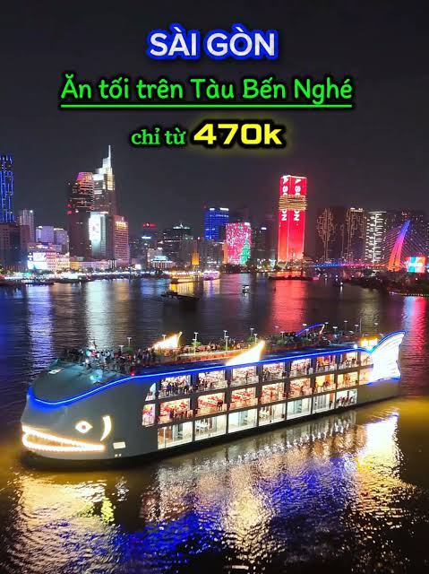 Giá Vé Và Trải Nghiệm Du Thuyền Sông Sài Gòn: Ngắm Cảnh, Ăn Tối Đẳng Cấp 5 Sao 5 Du thuyền Bến Nghé với không gian rộng lớn