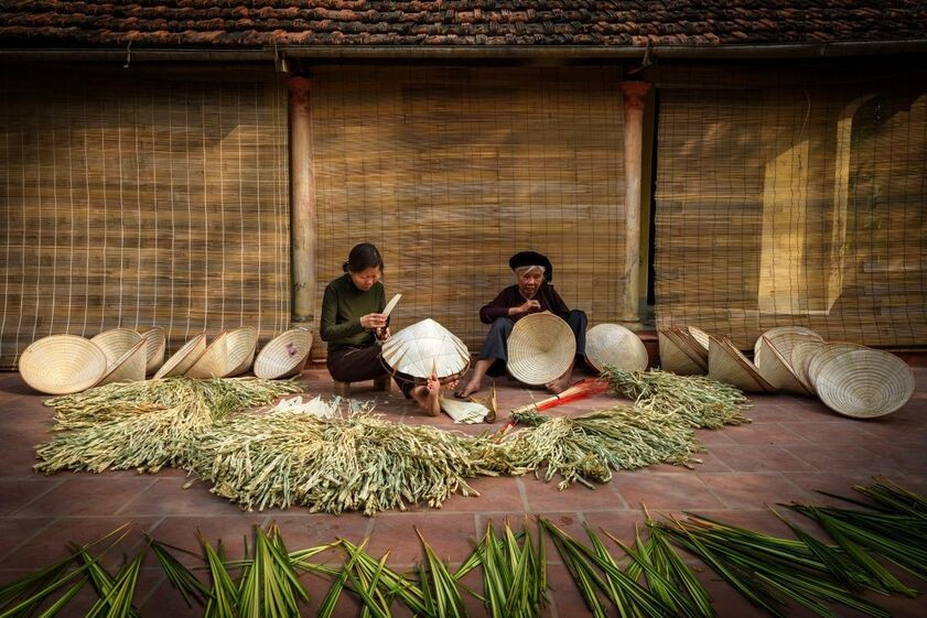Khám phá 12 Làng nghề Hà Nội Nổi Tiếng: Nét Đẹp Văn Hóa Xưa Giữa Lòng Thủ Đô 2 Làng nón Chuông